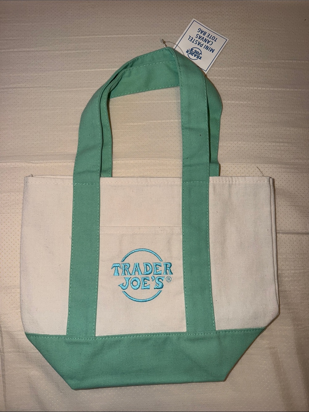 Trader Joe’s Pastel Limited Edition Mini Tote Bag